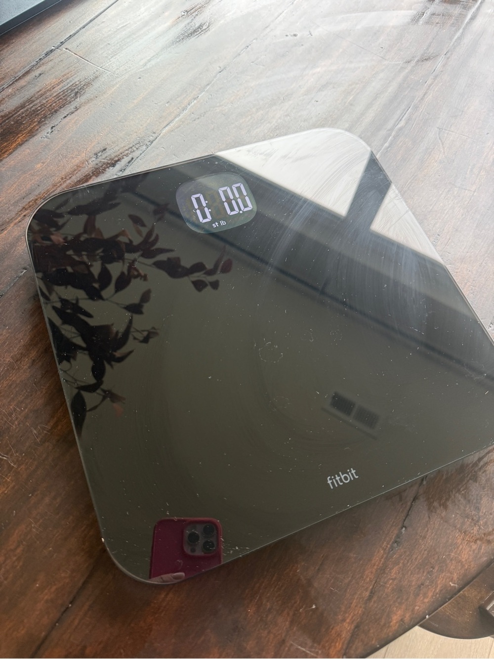 Fitbit Aria Air Smart Scale FB203 Black Bluetooth Digital Body Weight Scale